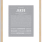 Jakob | Name Art Print