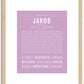 Jakob | Name Art Print