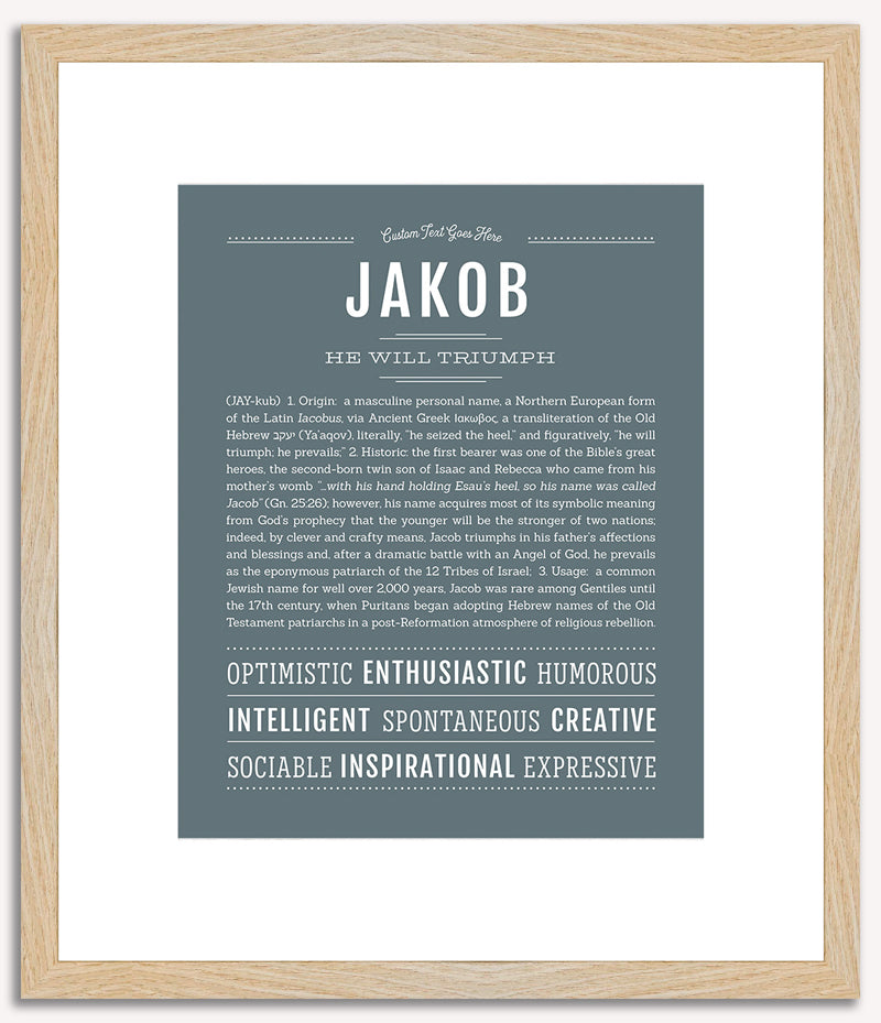 Jakob | Name Art Print