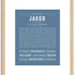 Jakob | Name Art Print