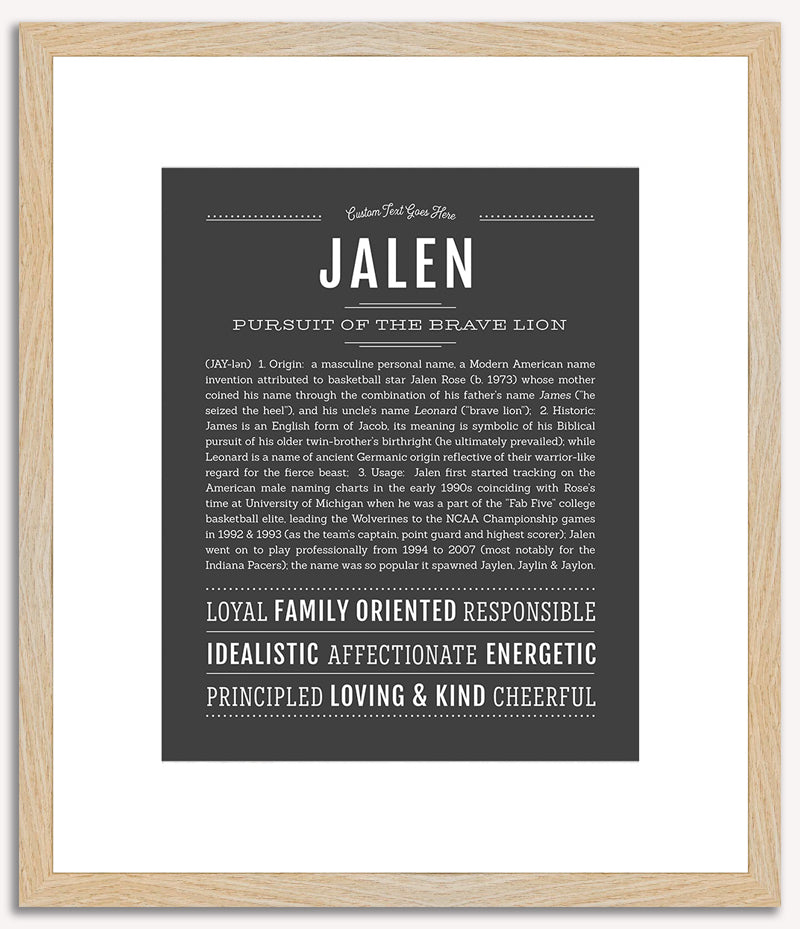 Jalen | Name Art Print