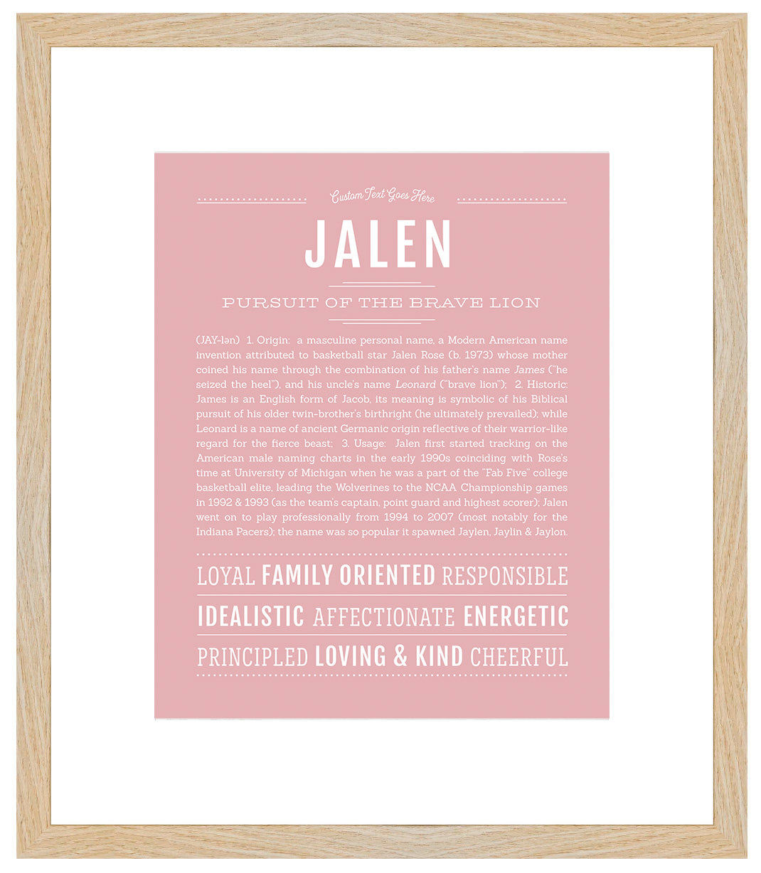 Jalen | Name Art Print