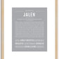 Jalen | Name Art Print