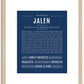 Jalen | Name Art Print