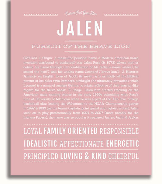 Frame Options | Dusty Rose | No Frame