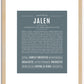 Jalen | Name Art Print