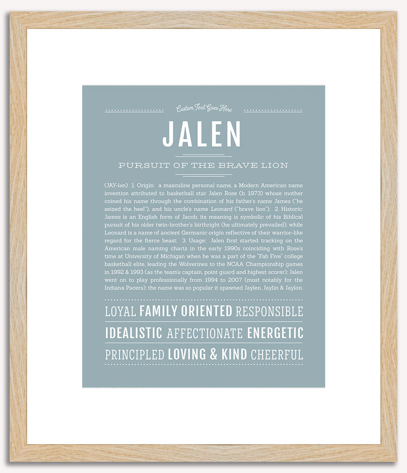 Jalen | Name Art Print