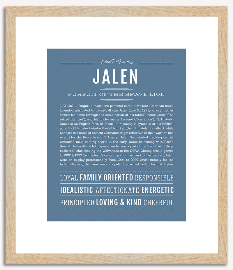 Jalen | Name Art Print