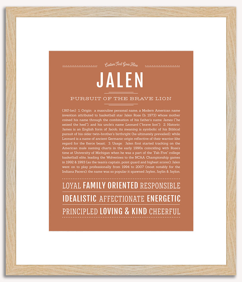 Jalen | Name Art Print