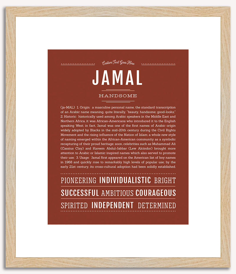 Jamal | Name Art Print