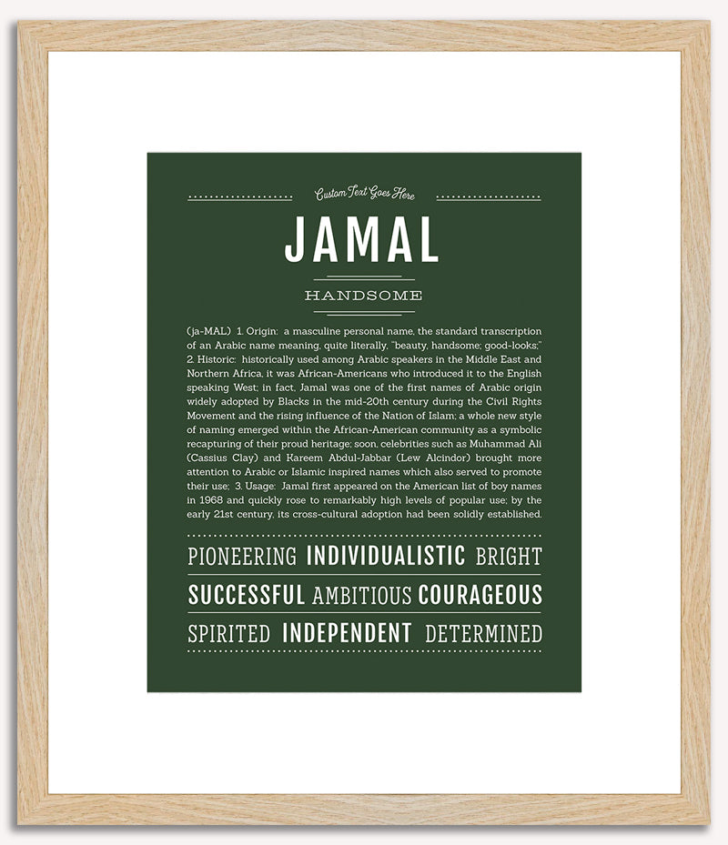 Jamal | Name Art Print