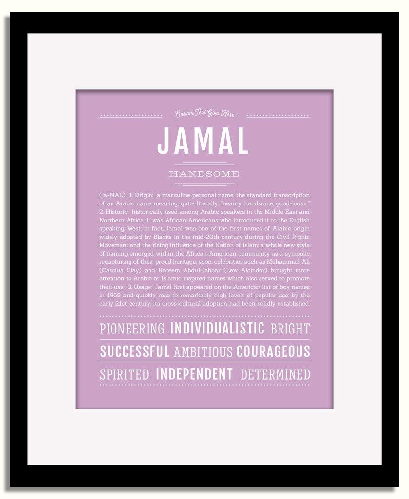 Frame Options | Lilac | Black Frame, Matted