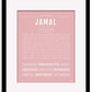 Frame Options | Dusty Rose | Black Frame, Matted