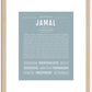 Jamal | Name Art Print