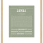 Jamal | Name Art Print