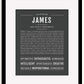 Frame Options | Charcoal Gray | Black Frame, Matted