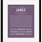 Frame Options | Deep Purple | Black Frame, Matted