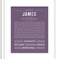 Frame Options | Deep Purple | White Frame, Matted