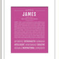 Frame Options | Dark Pink | White Frame, Matted