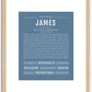 James | Name Art Print