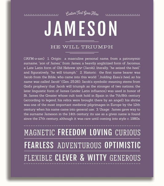 Frame Options | Deep Purple | No Frame