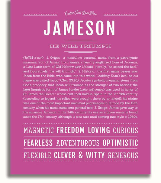 Frame Options | Dark Pink | No Frame