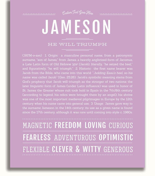 Frame Options | Lilac | No Frame