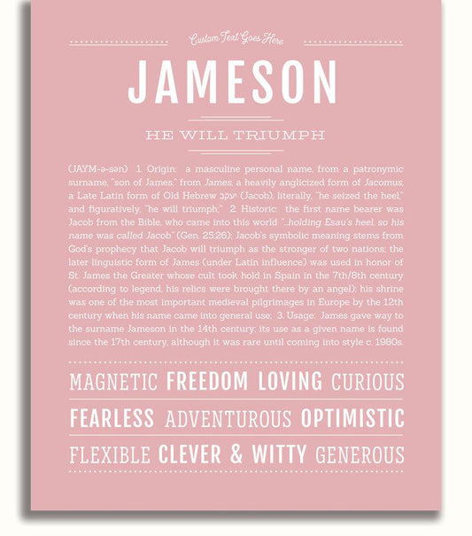 Frame Options | Dusty Rose | No Frame