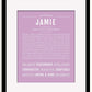 Frame Options | Lilac | Black Frame, Matted