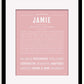 Frame Options | Dusty Rose | Black Frame, Matted