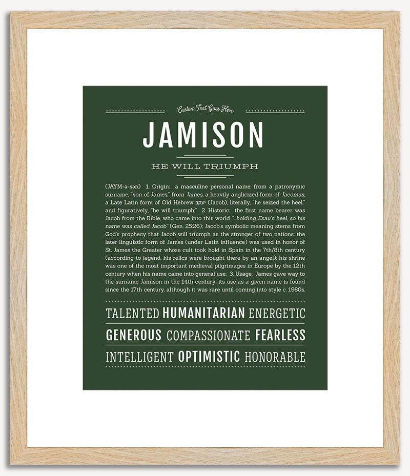 Jamison | Name Art Print