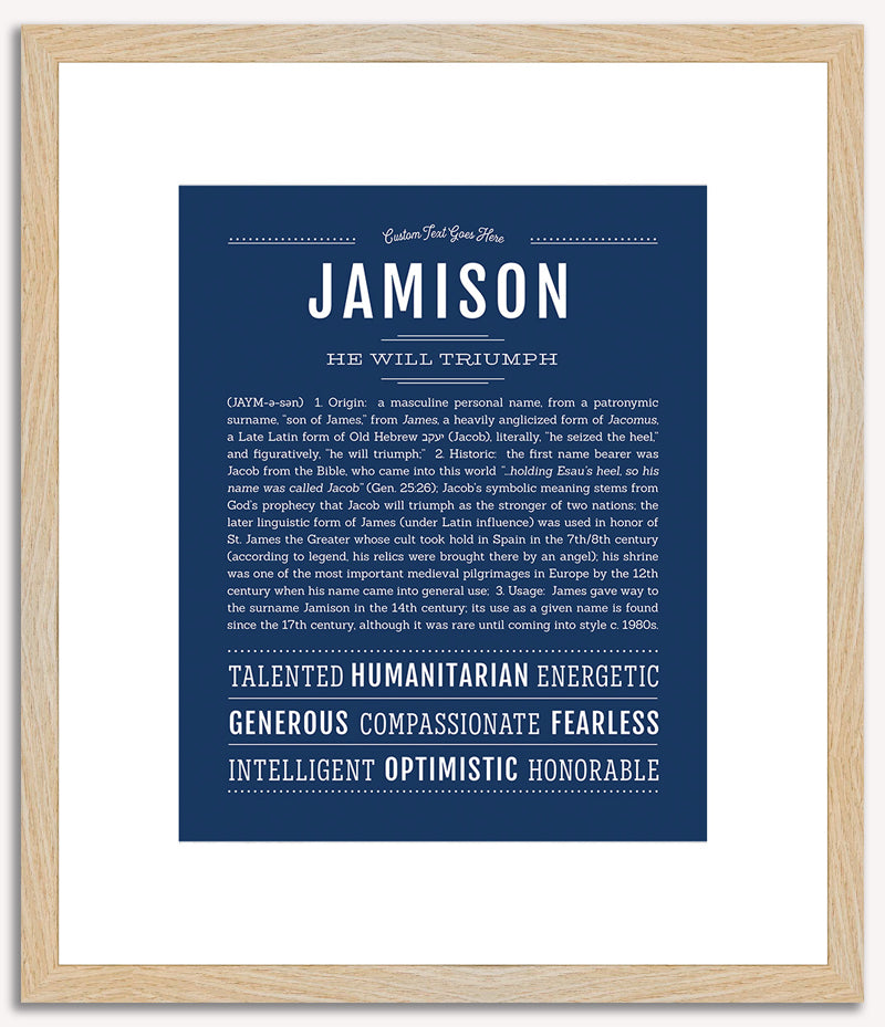 Jamison | Name Art Print