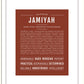 Jamiyah | Name Art Print