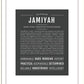 Jamiyah | Name Art Print