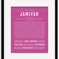 Jamiyah | Name Art Print