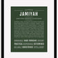 Jamiyah | Name Art Print