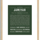 Jamiyah | Name Art Print