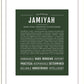Jamiyah | Name Art Print