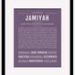 Jamiyah | Name Art Print
