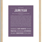 Jamiyah | Name Art Print