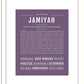 Jamiyah | Name Art Print