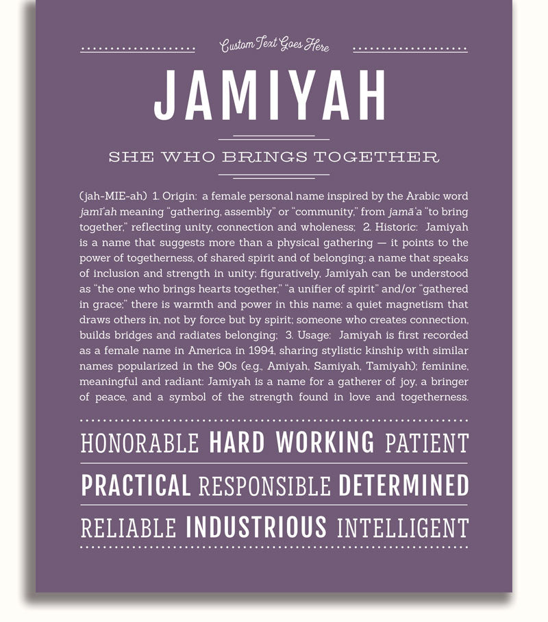 Frame Options | Deep Purple | White Frame, Matted