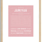Jamiyah | Name Art Print