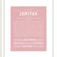 Jamiyah | Name Art Print