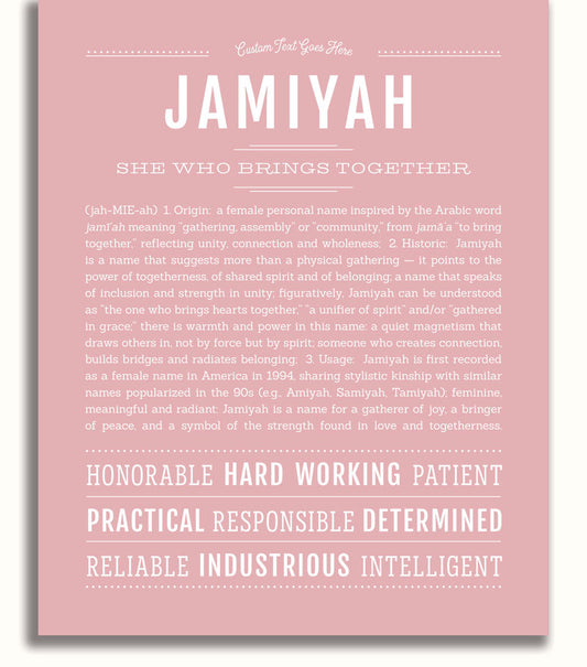 Frame Options | Dusty Rose | White Frame, Matted