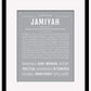 Jamiyah | Name Art Print
