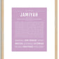 Jamiyah | Name Art Print