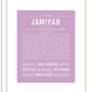 Jamiyah | Name Art Print