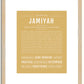 Jamiyah | Name Art Print