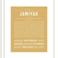 Jamiyah | Name Art Print
